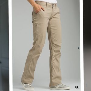 Prana Halle Pants Khaki 8 Short